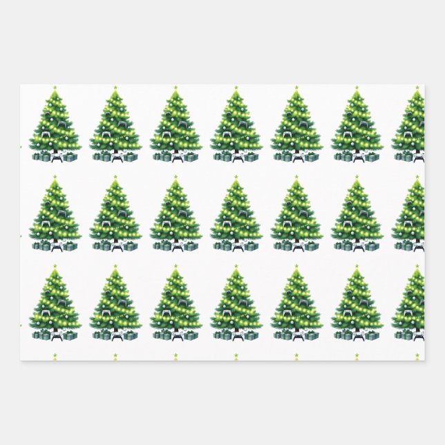 Gamer style Wrapping paper (Front)