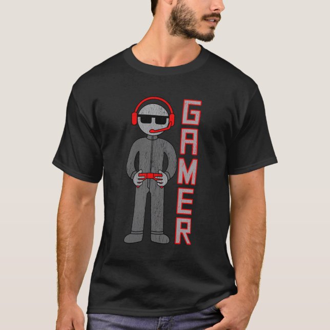 Gamer T-Shirt Boys Cadeau Pour Le Meilleur Jeu Vid (Devant)
