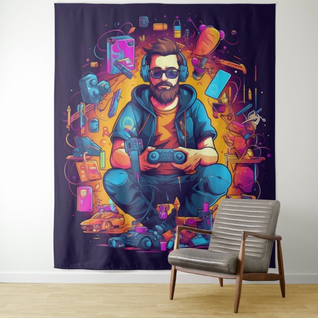 Gamer Tapestry (In Situ)
