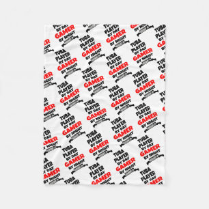 Gamer Tuba Player Fleece Blanket