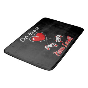 Gamer Valentine Bath Mat