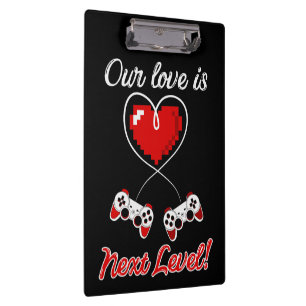 Gamer Valentine Clipboard