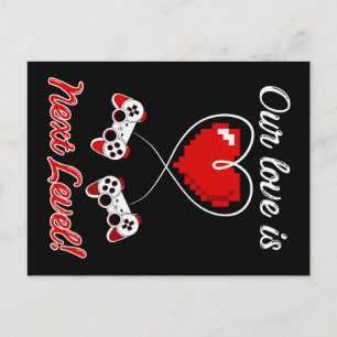 Gamer Valentine Postcard