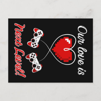 Gamer Valentine Postcard