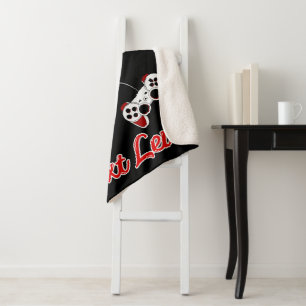 Gamer Valentine Sherpa Blanket