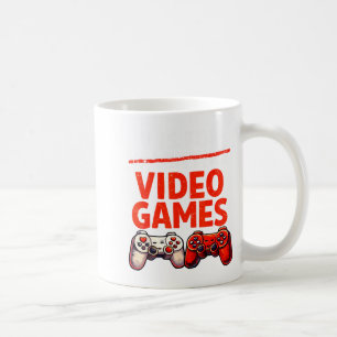 Gamer Valentine V Is For Video Games Valentines Da Coffee Mug