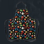 Gamer Video Game Snack Party Gaming Pattern Apron<br><div class="desc">Video game snack pattern party gaming pattern all over print apron.</div>