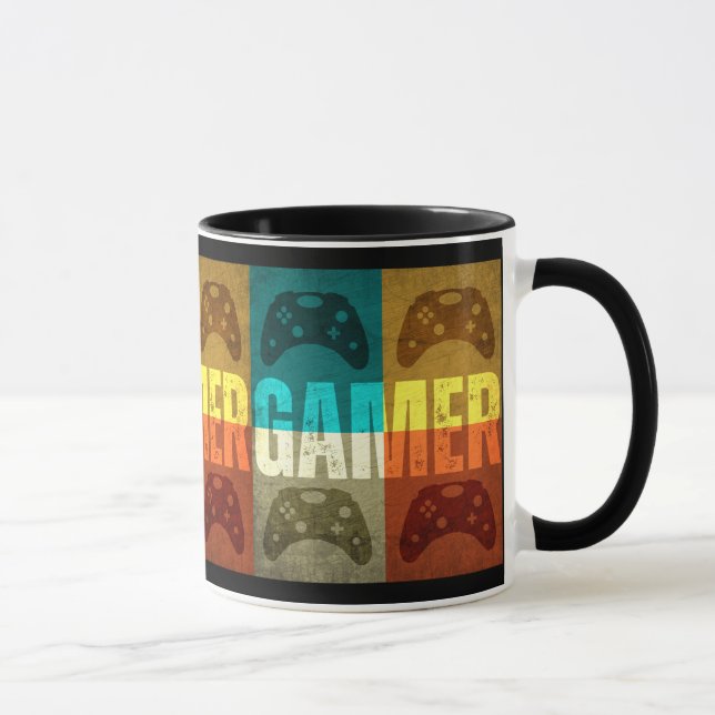 GAMER VINTAGE VIDEO GAME CONTROLLER  MUG (Right)