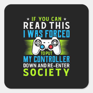 Gamer Was Forced To Put My Controller Square Sticker