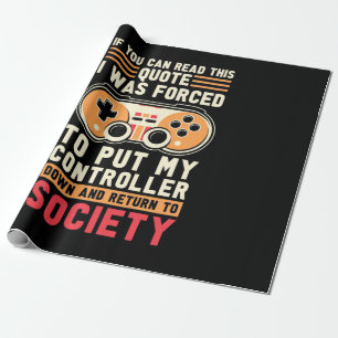 Gamer Was Forced To Put My Controller Wrapping Paper