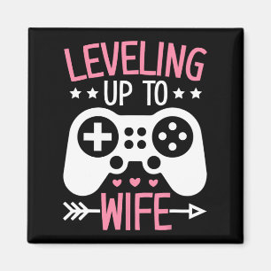 Gamer Wife Mom Levelling Up To Wife Gaming Bride A Magnet
