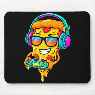 Gamer Zza Slice Video Gaming Boy Enthusiast Gamer Mouse Pad