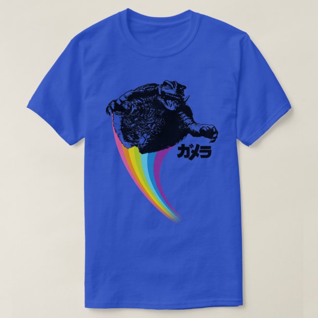 GAMERA FLYING RAINBOW 4 light tees (Design Front)