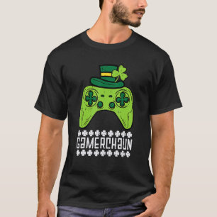 Gamerchaun Irish Gamer Paddys Men St Patrick Day B T-Shirt