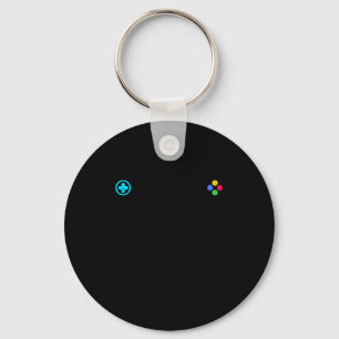 Gamers Never Quit We Simply Restart Funny Gaming S Keychain