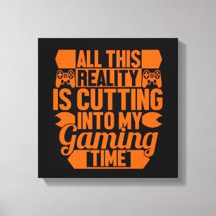 Gamers Only Canvas Print