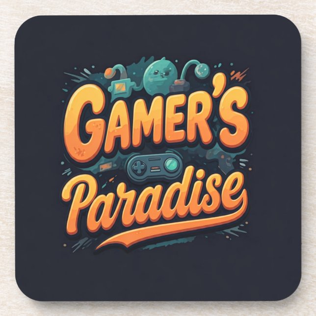 Gamer's Paradise  Coaster (Front)