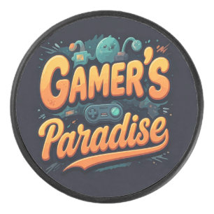 Gamer's Paradise  Hockey Puck