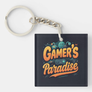Gamer's Paradise  Keychain