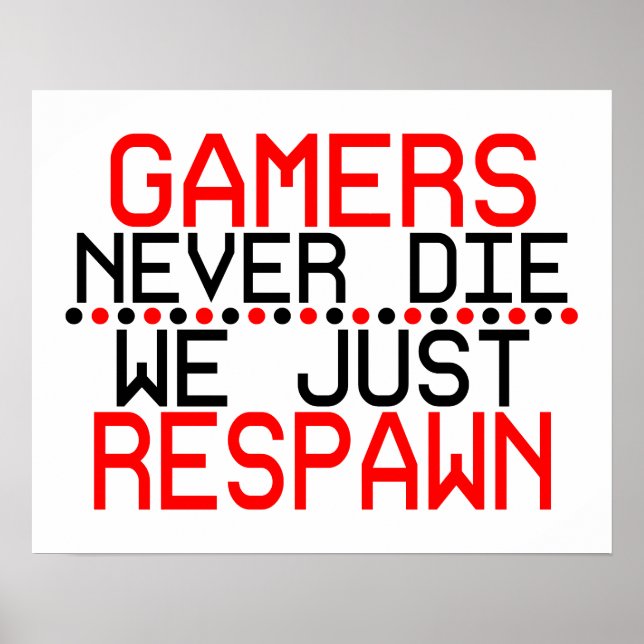 Gamers Respawn Poster (Front)