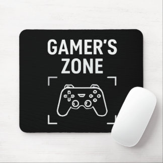 GAMER'S ZONE Minimalist Gaming MousePad