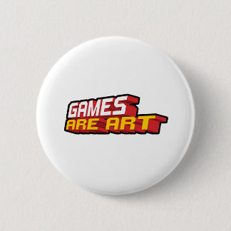 Games Are Art - Gamer Gaming Video Game 2 Inch Round Button
