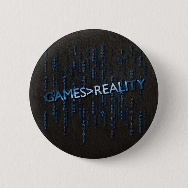 Games Greater Than Reality 2 Inch Round Button (Front)