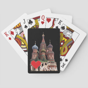 Games Moscow Russia Playing Cards