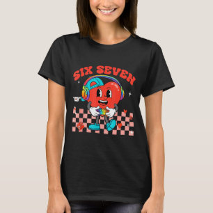 Games Valentine 67 Six Seven Funny Gamer Heart Cut T-Shirt
