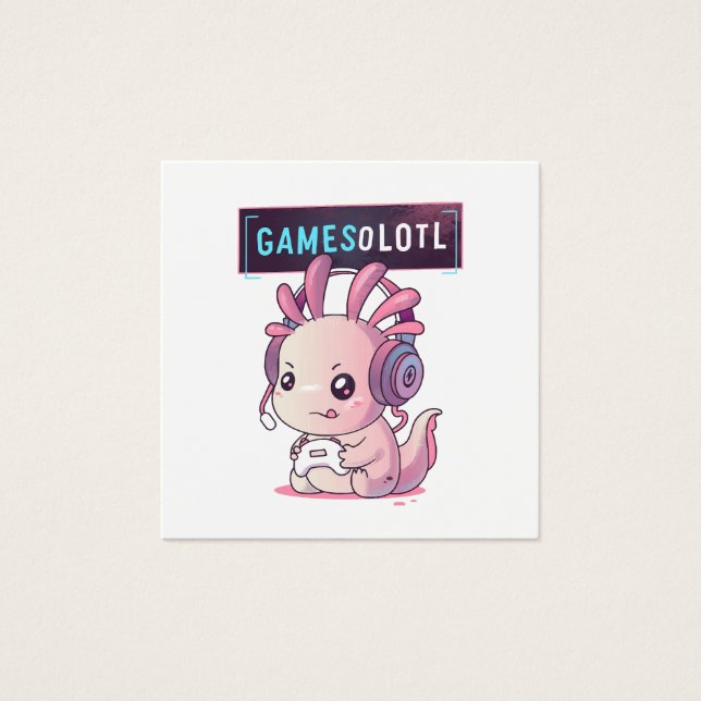 Gamesolotl - Axolotl Gamer (Front)