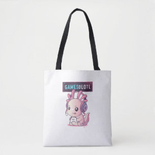 Gamesolotl - Axolotl Gamer Tote Bag