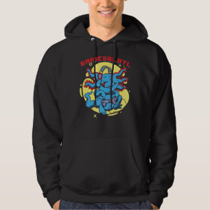 Gamesolotl Axolotl Gaming Pastel Goth For Pc Video Hoodie
