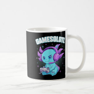 Gamesolotl Axolotl Video Gamer Kawaii Anime Gifts  Coffee Mug