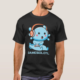 Gamesolotl Video Gamer Axolotl Gaming T-Shirt