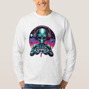 Gaming Alien Extraterrestrial Being T-Shirt