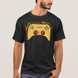 Gaming and Taco Design for Gamer Boy  T-Shirt