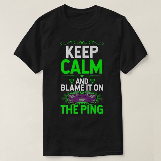 Gaming and Video Games Gamer  T-Shirt (Design Front)