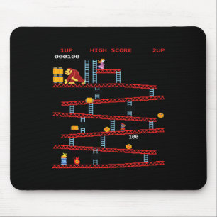 Gaming Arcade Retro Video Game Console Vintage Gam Mouse Pad