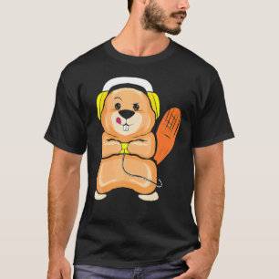 Gaming Beaver Gamer For Video Game Player T-Shirt