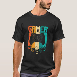 Gaming Boys Men Teens Gamer Retro Video Games Vint T-Shirt