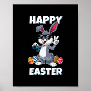 Gaming Bunny Gamer Easter Sket  Poster