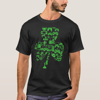 Gaming C Leaf Made of Video Game St Patrick's Day T-Shirt