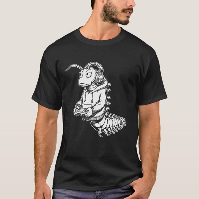 Gaming Centipede T-Shirt (Front)