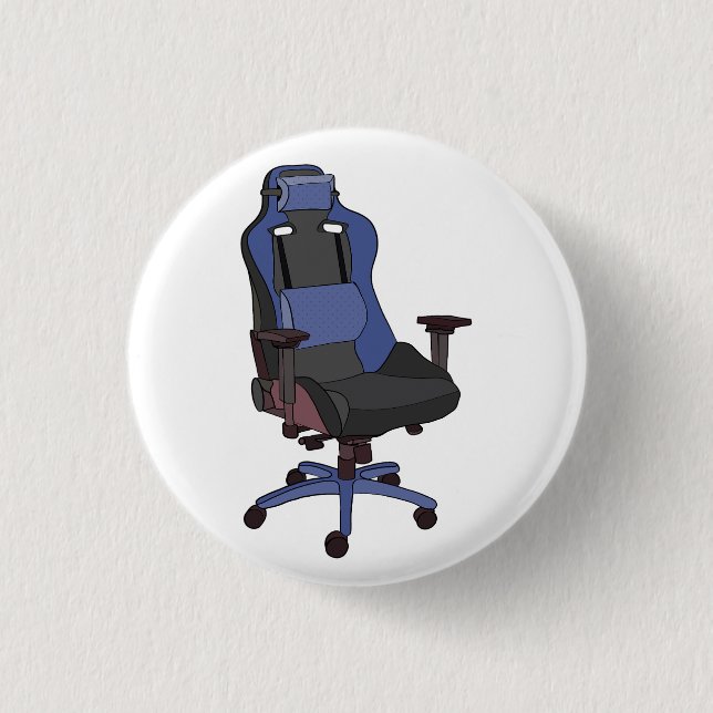 Gaming Chair 1 Inch Round Button (Front)