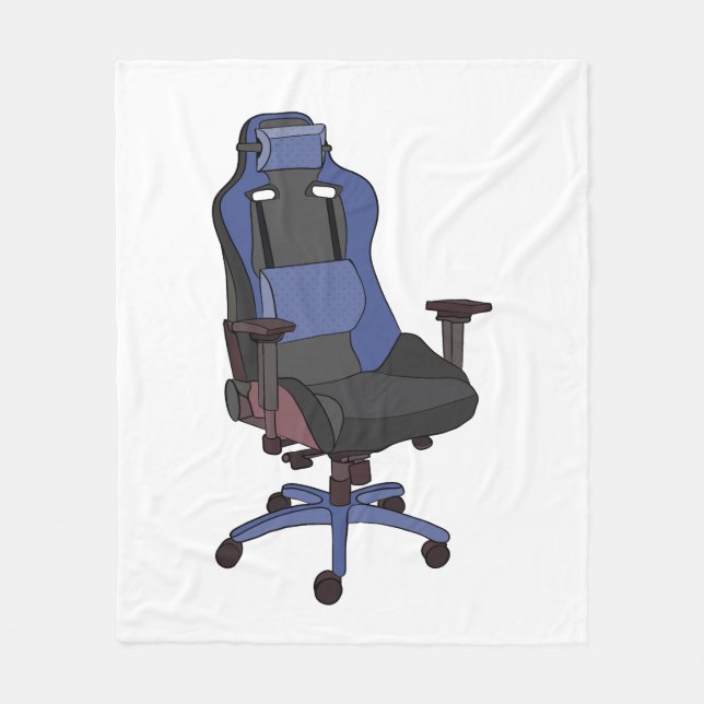 Gaming Chair Fleece Blanket (Front)