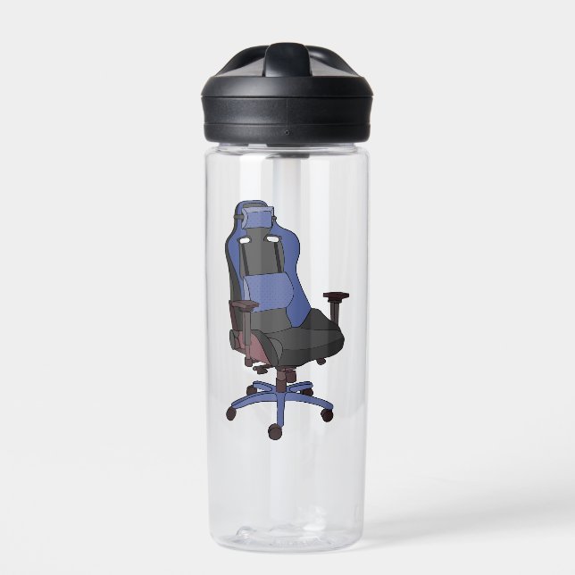 Gaming Chair Water Bottle (Front)