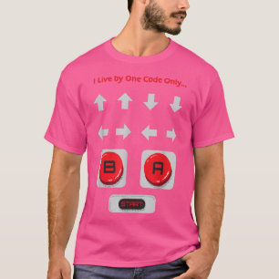 Gaming Cheat Code for Gamer Funny Life Quote Gif T-Shirt