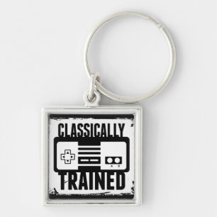 Gaming - Classically Trained - Funny Video Game Keychain