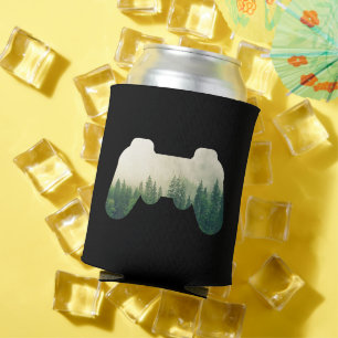Gaming Controller And Forest Nature Can Cooler