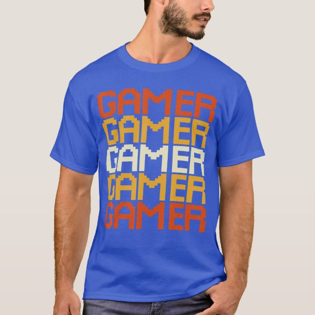 Gaming Controller Computer Sport Gamer Gift Retro  T-Shirt (Front)